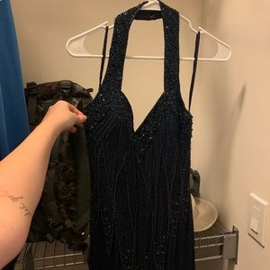 Beautiful Dark Blue Formal Dress